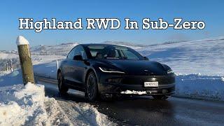 65000 views Tesla Model 3 Highland RWD in sub-zero temperatures