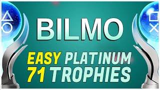 New Easy Platinum Game with 71 Trophies  Bilmo Quick Trophy Guide - PS4 PS5