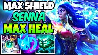 MAX HEAL & SHIELD SENNA SUPPORT  Best Build & Runes  League of Legneds