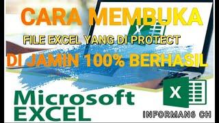 Cara Membuka File excel Yang Di PROTECT Dijamin Ampuh