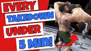 How To Do EVERY Clinch Takedown in UFC 4 in UNDER 5 Minutes UFC 4 Clinch Tips