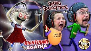 Baldis Basics NIGHTMARE School Escape House Glitch FGTEEV Dark Deception #2