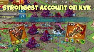 Lords Mobile - Big online targets on KVK. 26m rally. Mix and blasts from full emperor account