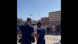 Sterling meets Chelsea fans in the US