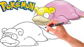 How To Draw GALARIAN SLOWPOKE POKEMON  Galarian Pokemons