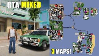 All Three GTA Maps in One Game - GTA Mixed Mod SA_DirectX 3.0