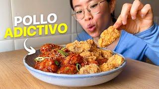 Korean Fried Chicken Ultra Crispy   Cooking with Coqui