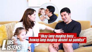 LUIS LISTENS TO JESSY & BABY PEANUT Busy man huwag lang maging absent sa pamilya  Luis Manzano