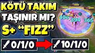 KÖTÜ TAKIM TAŞIYAN FİZZ  Sezon 11 Fizz Taşıma Rehberi Düşük Ligden Çıkma  KassadinsCreed