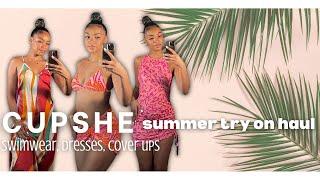 CUPSHE Summer Try On Haul & Review 2022  Swimwear Dresses and Coverups