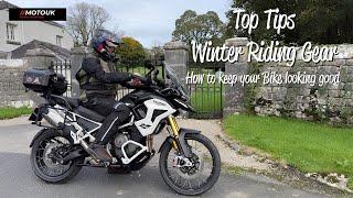 Ride a Motorcycle in Winter  get yourself and your bike prepared Some tips and products i use 