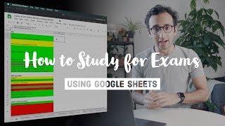 How to Study for Exams with Google Sheets