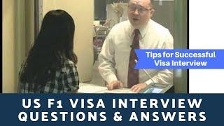 US Student F1 Visa Sample Mock Interview Questions & Answers 2020