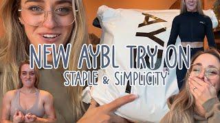 AYBL Try-on haul Honest review of the new year gymwear releases. STAPLE & SIMPLICITY.