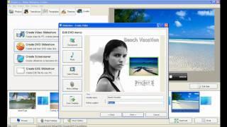 How to Burn DVD Slideshow Video Tutorial Photo Slideshow Creator Editor software