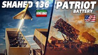 1400 Shahed 136 Drone SWARM Vs NATO Patriot Battery  Digital Combat Simulator  DCS 