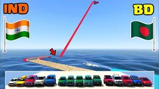 India Vs Pakistan  Gta 5 Indian Cars Vs Pakistan Cars Vs Bangladesh Cars Water Challenge  Gta 5