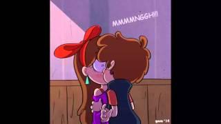 kiss dipper and mabel  Gravity Falls