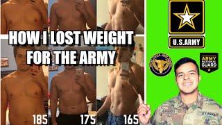 How I Lost Over 20 Pounds To Join The Army  How To Get In Shape For Basic Training