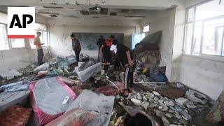 Israeli strike on Gaza school that military says was being used by Hamas kills 30 people
