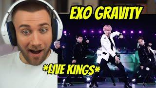 PERFORMANCE KINGS EXO 엑소_  GRAVITY  LIVE PERFORMANCE - REACTION