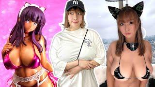 Tanned & Big Busted anime figurine review of Sakura Kaede Gal ver. ft. Akopai