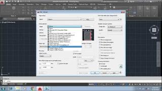 How to convert autocad file into PdfPlottingprinting