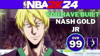 BEST POINT GUARD BUILD???  NBA 2K24 NASH GOLD JR. BUILD  KUROKO NO BASKET 2K24