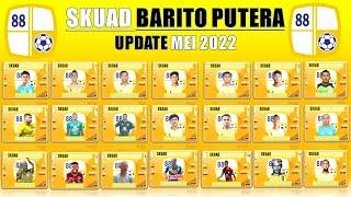 SKUAD BARITO PUTERA TERBARU LIGA 1 INDONESIA 2022-2023  UPDATE 8 MEI 2022