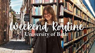 Weekend in my Life at the University of Bath  weekend routine as a psychology undergrad student