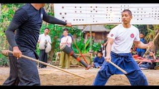 Lanna Sword Fighting ฟ้อนเจิงดาบ - Sakan vs Mhan