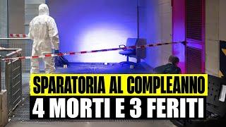 STRAGE AL COMPLEANNO DELLA EX 21ENNE UCCIDE 4 PERSONE E NE FERISCE 3