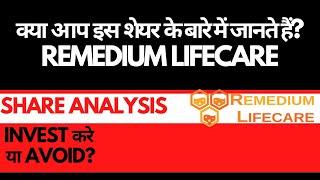 Remedium Lifecare Share Analysis • Remedium Lifecare Breaking News • Dailystock