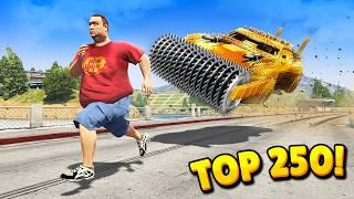 TOP 250 FUNNIEST FAILS IN GTA 5 Part 6