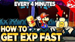 FASTEST EXP Method for Amazy Dayzee in Paper Mario The Thousand-Year Door