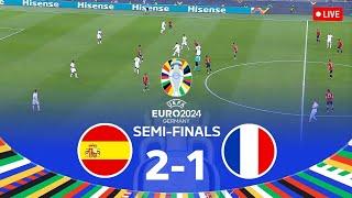 SPAIN vs FRANCE  Semi Finals UEFA EURO 2024 Full Match