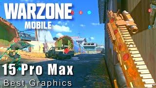 Warzone Mobile New Update Max Graphics iPhone 15 Pro Max 4K 60FPS