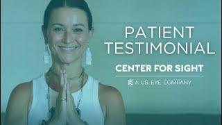 Laser Cataract Surgery  Claudia Baeza  Patient Testimonial  Center For Sight