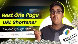 Best One Page URL Shortener With Daily Payment  One Page High CPM