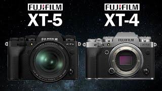 Fujifilm X-T5 VS Fujifilm X-T4  Comparison