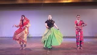 Kathak bharatanatyam and western dance fusion