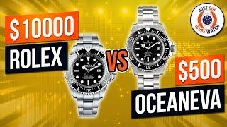 $10000 Rolex v $500 Oceaneva - How Close Does The Homage Get?