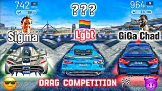 SIGMA vs GIGACHAD vs LGBT   Extreme Car Driving Simulator