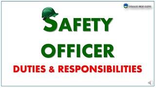 Safety officer responsibilities