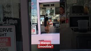 Asian Mango Smoothie #BayArea #AsianGirl