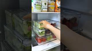 Fridge Organization & Produce Prep #shorts