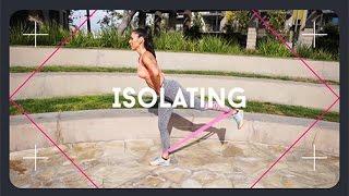 Lower Body Glute Exercises w Resistance Bands Part II