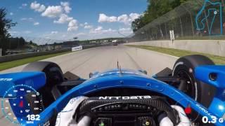 VISOR CAM Tony Kanaan at Road America