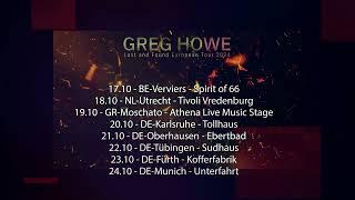 Greg Howe -  European Tour 2024 - Promo 2.0