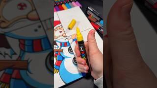 Drawing POMNI from TADC in 4 Different Art Styles with Posca Markers Part 3 Christmas Edition